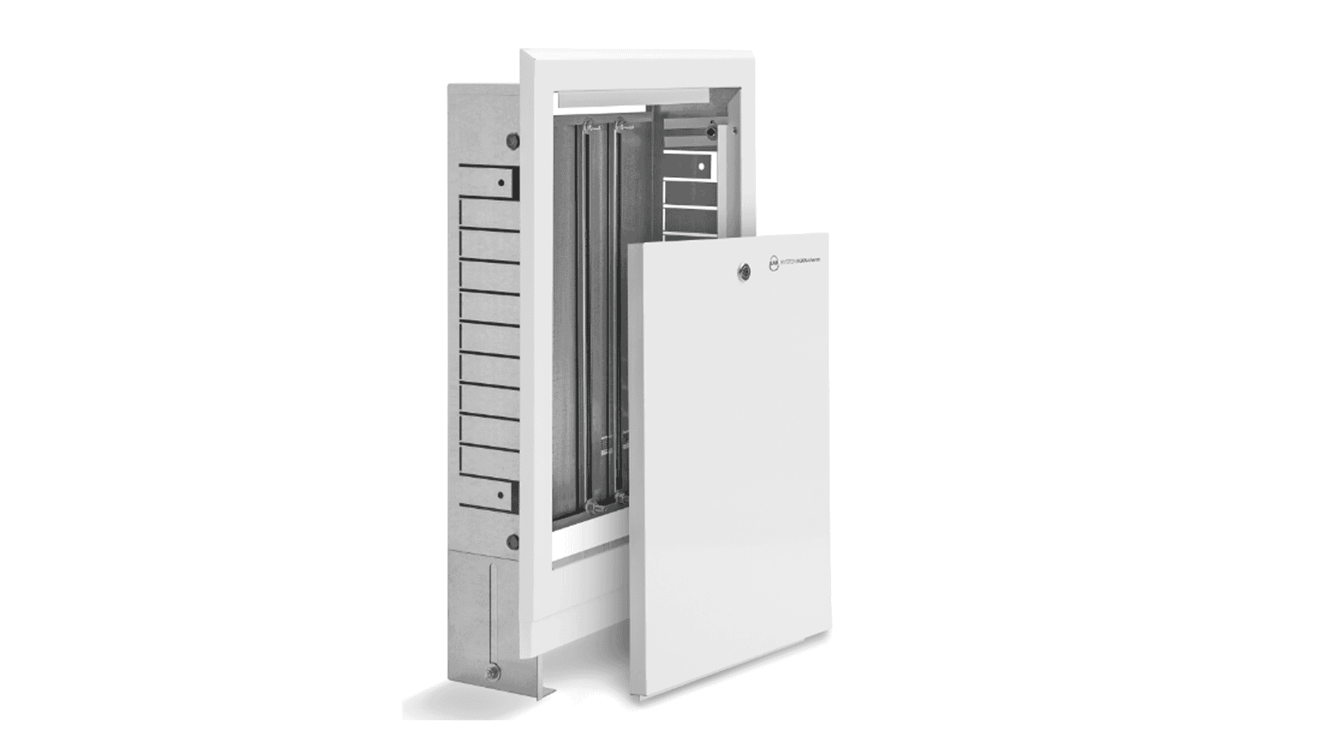 KAN-therm - Instalāciju skapji Slim un Slim+ - Zemapmetuma skapis SWPS un SWPSE radiatoru apkures un saimniecības ūdens sistēmām