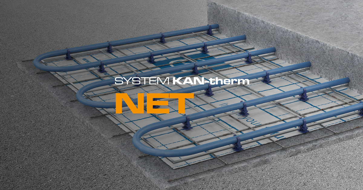 KAN-therm NET – Daudzpusīga un plaša pielietojuma virsmas apsildes sistēma
