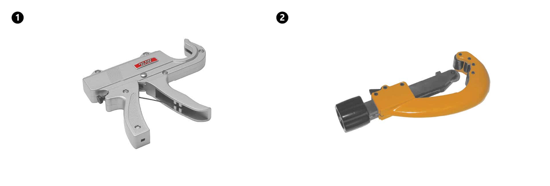 KAN-therm — Sistēma Press — Pistoļveida šķē®ru caurulēm ar diametru 14–32 mm un riteņu šķērēm diametriem 16–63 mm attēls
