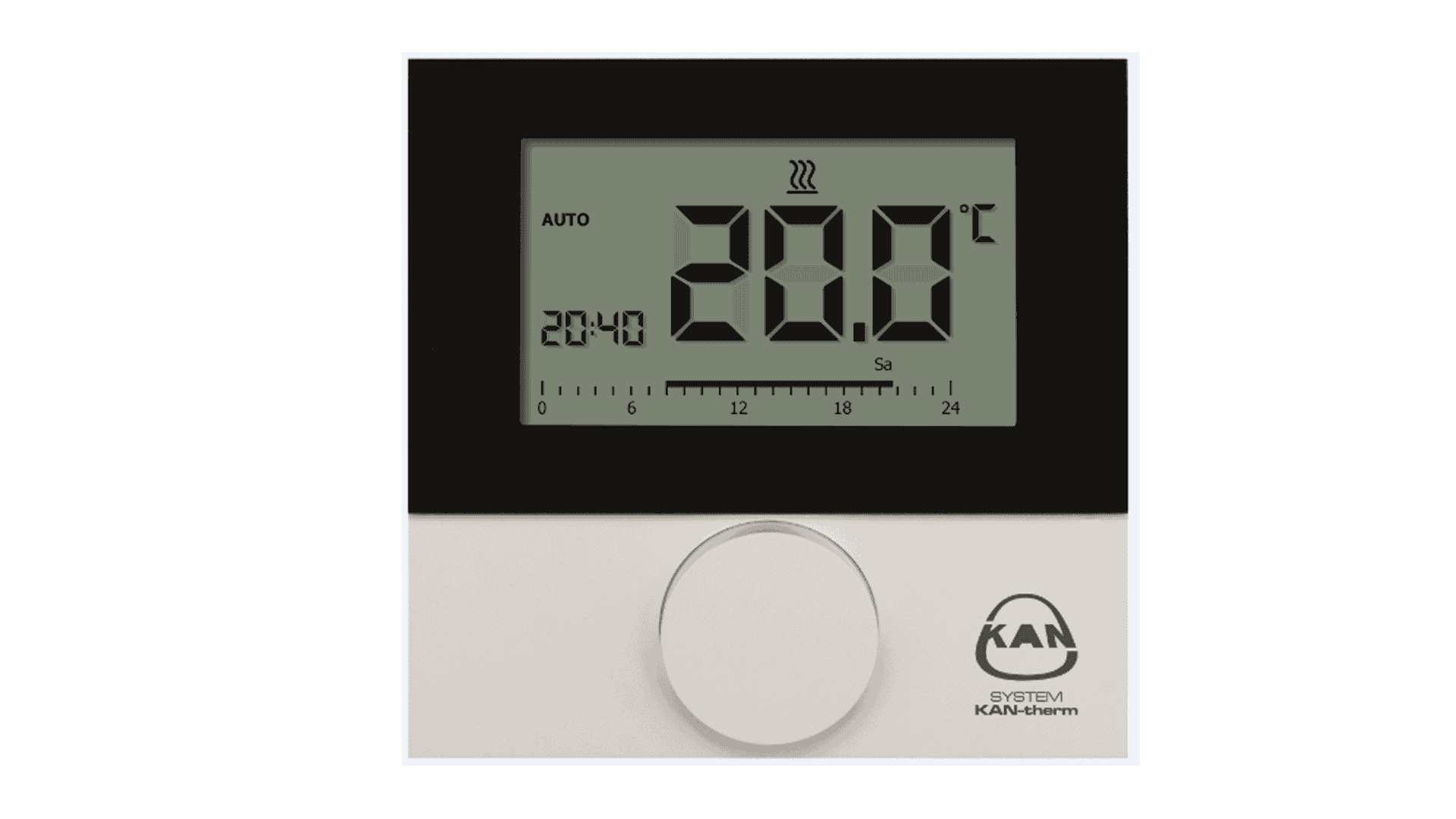 KAN-therm — Automātika SMART un Basic+ — Vadu termostats ar LCD versijā Standard un Control